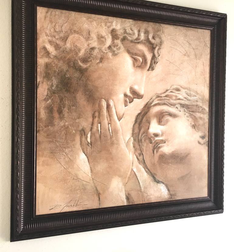Original Art Deco People Printmaking by Vayer Art