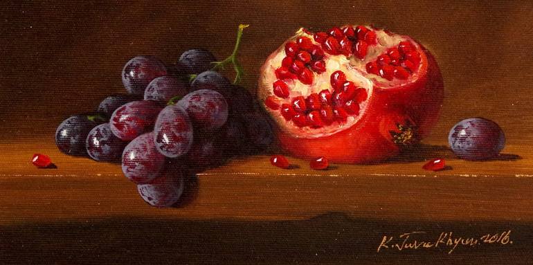 Original Realism Still Life Painting by Vayer Art