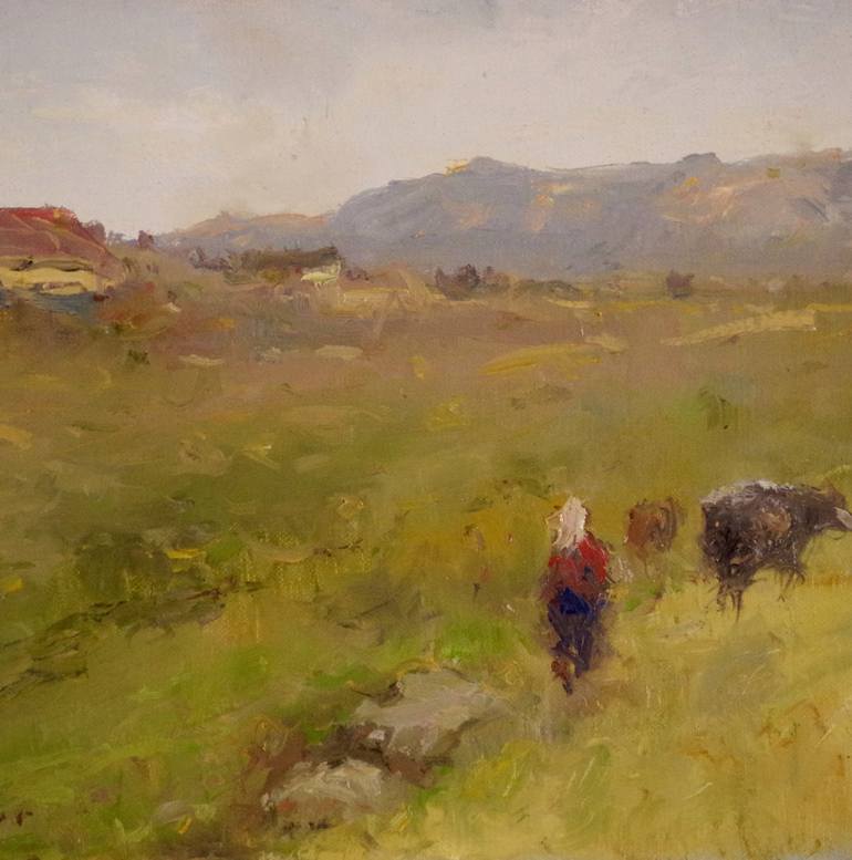 Original Landscape Painting by Vayer Art