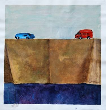 Print of Car Paintings by Wang Jing Yu