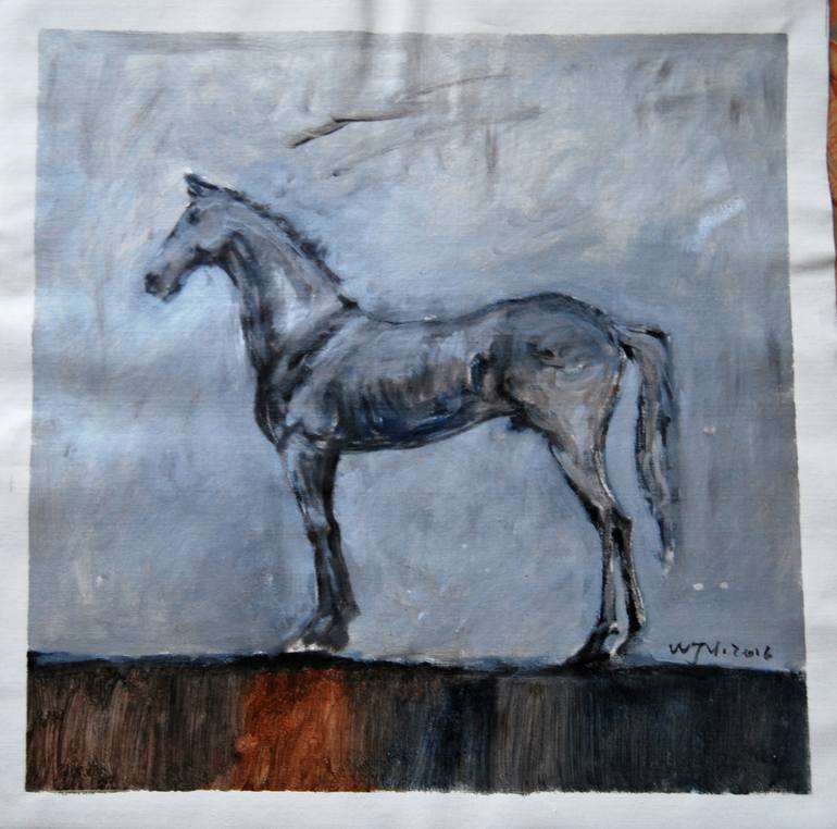 Horse-1 Painting by Wang Jing Yu | Saatchi Art