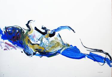Original Abstract Expressionism Body Paintings by Cressanne A
