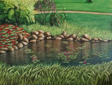 Print of Realism Landscape Paintings by Jyotsna Bhole