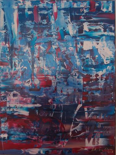 Original Abstract Expressionism Abstract Paintings by Eleni Sivridou