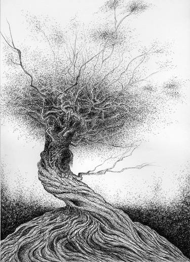 Original Tree Drawings by Julia Krastina