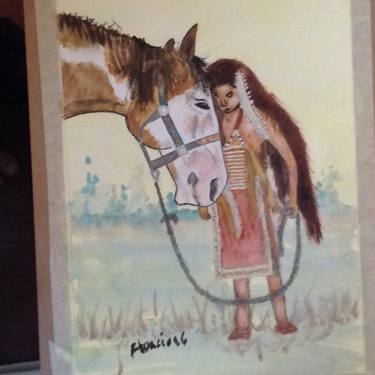 Original Illustration Horse Paintings by federico turcio