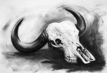 Original Expressionism Animal Drawings by Paul Vosloo