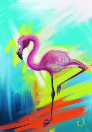 Pink Flamingo - Limited Edition 1 of 50 thumb