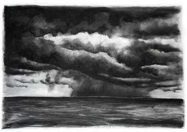 Print of Seascape Drawings by Paul Vosloo