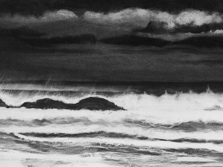 Original Documentary Seascape Drawing by Paul Vosloo