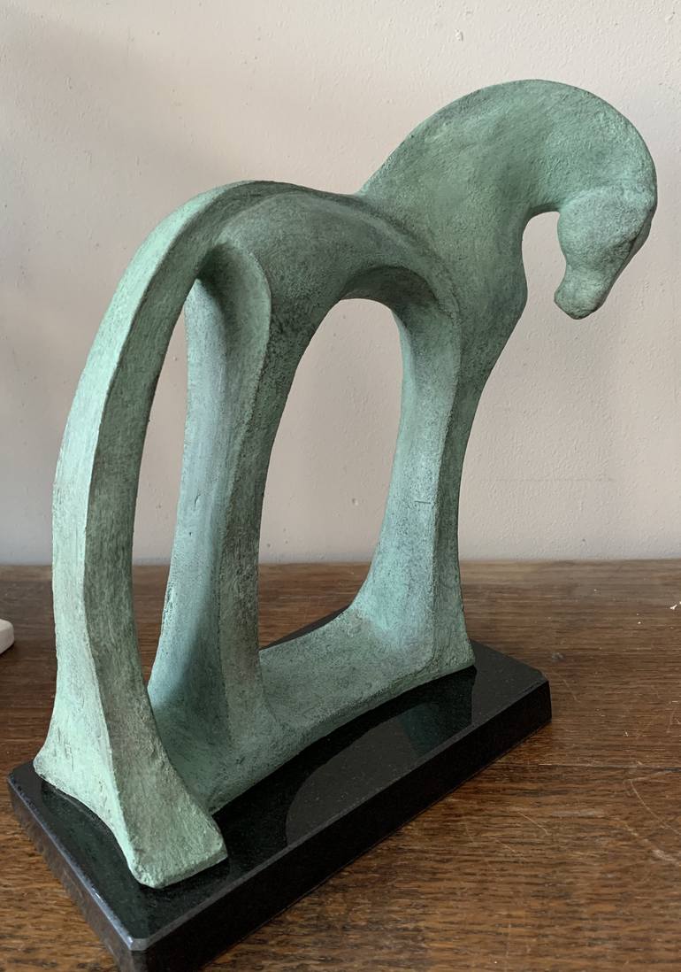 Original Abstract Expressionism Animal Sculpture by Marie Ackers