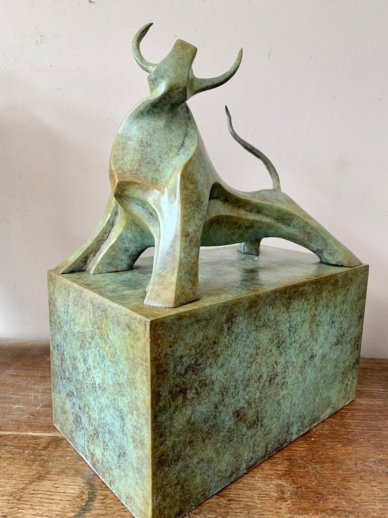 Original Abstract Expressionism Animal Sculpture by Marie Ackers