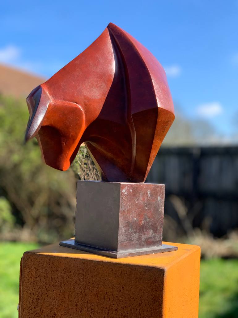 Original Abstract Expressionism Animal Sculpture by Marie Ackers