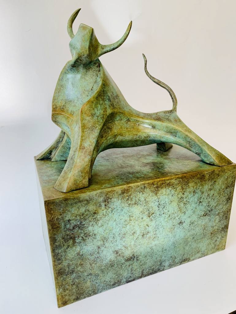 Original Abstract Expressionism Animal Sculpture by Marie Ackers