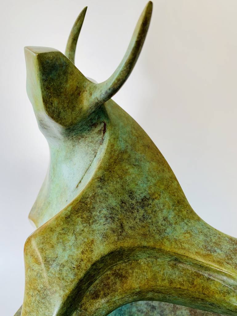 Original Abstract Expressionism Animal Sculpture by Marie Ackers