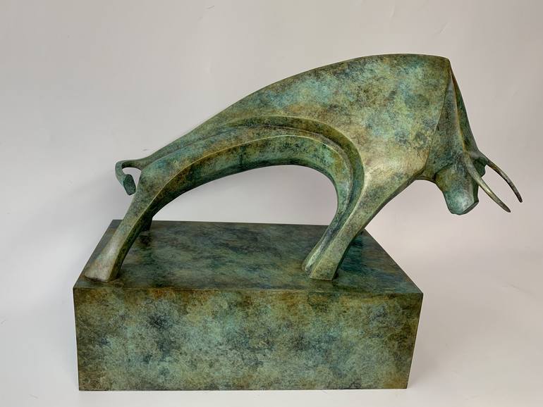 Original Art Deco Animal Sculpture by Marie Ackers