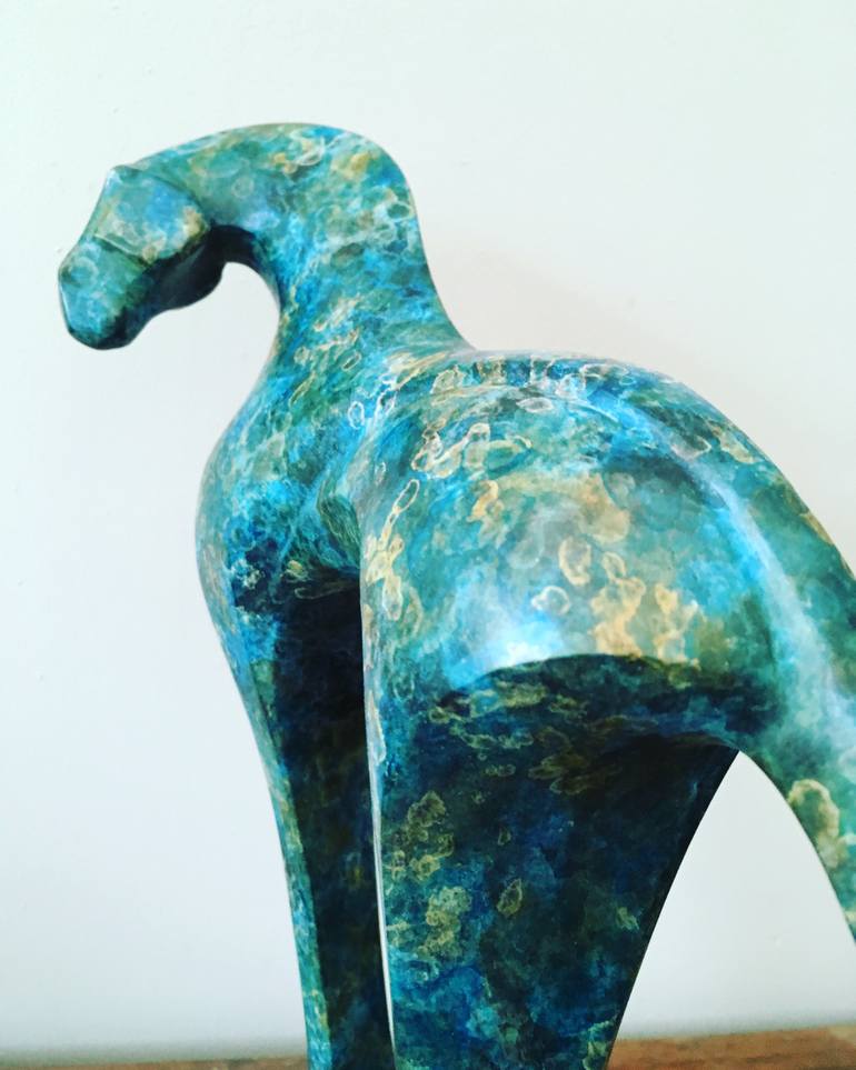 Original Abstract Expressionism Animal Sculpture by Marie Ackers