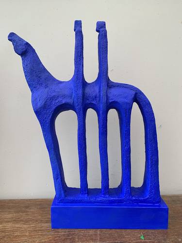 Original Abstract Expressionism Animal Sculpture by Marie Ackers