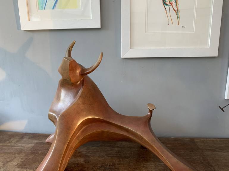 Original Abstract Expressionism Animal Sculpture by Marie Ackers