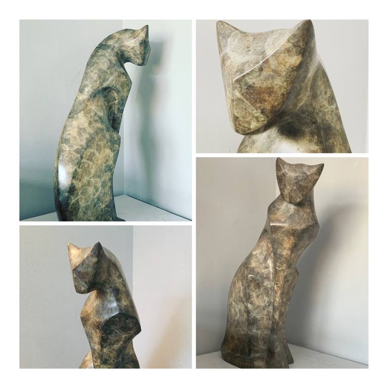 Original Art Deco Animal Sculpture by Marie Ackers