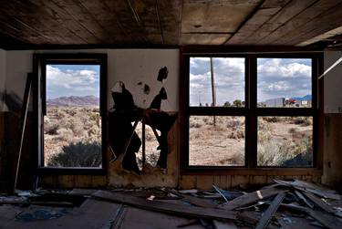 Broken Down House with Truck Passing - Olancha, CA - Limited Edition 2 of 20 thumb