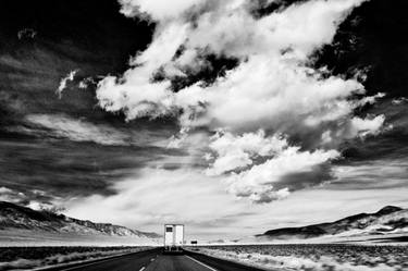 Sky, Desert, Truck - Highway 395 Near Coso Junction, CA - Limited Edition 1 of 20 image