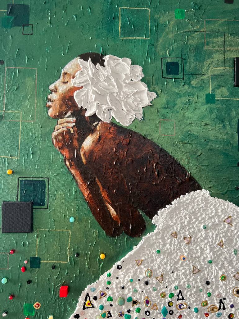 Original Contemporary People Painting by Haelyn Y