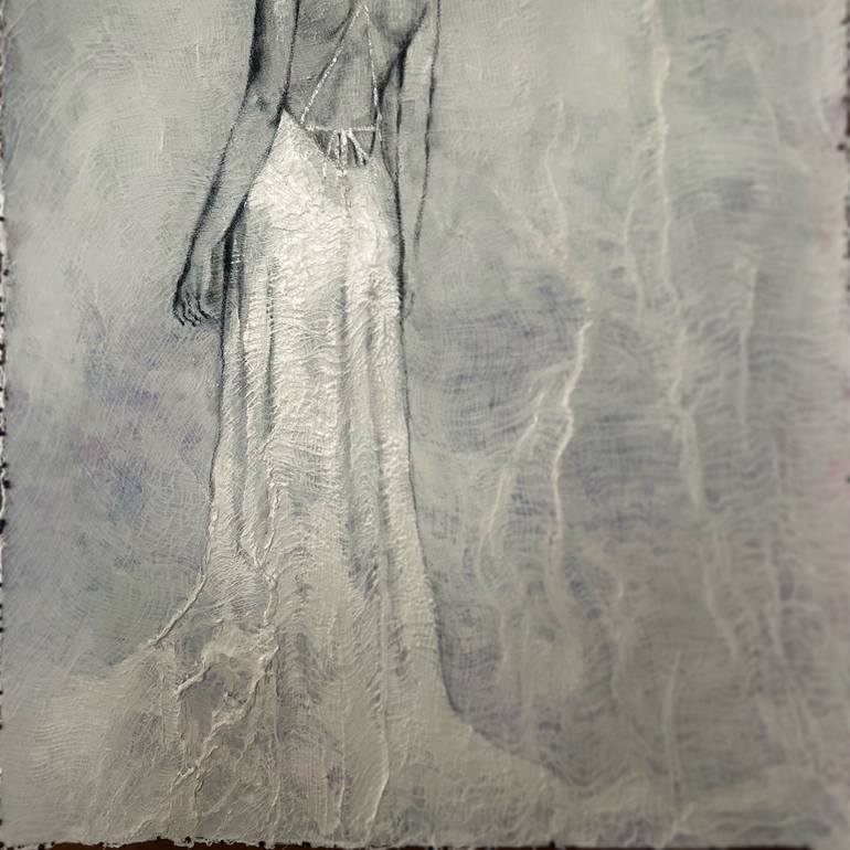 Original Art Deco Women Drawing by Haelyn Y