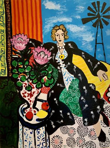 Original Figurative People Painting by Haelyn Y