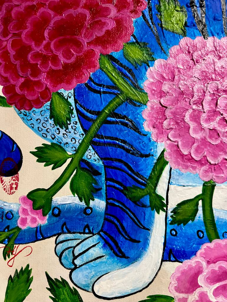 Original Conceptual Animal Painting by Haelyn Y