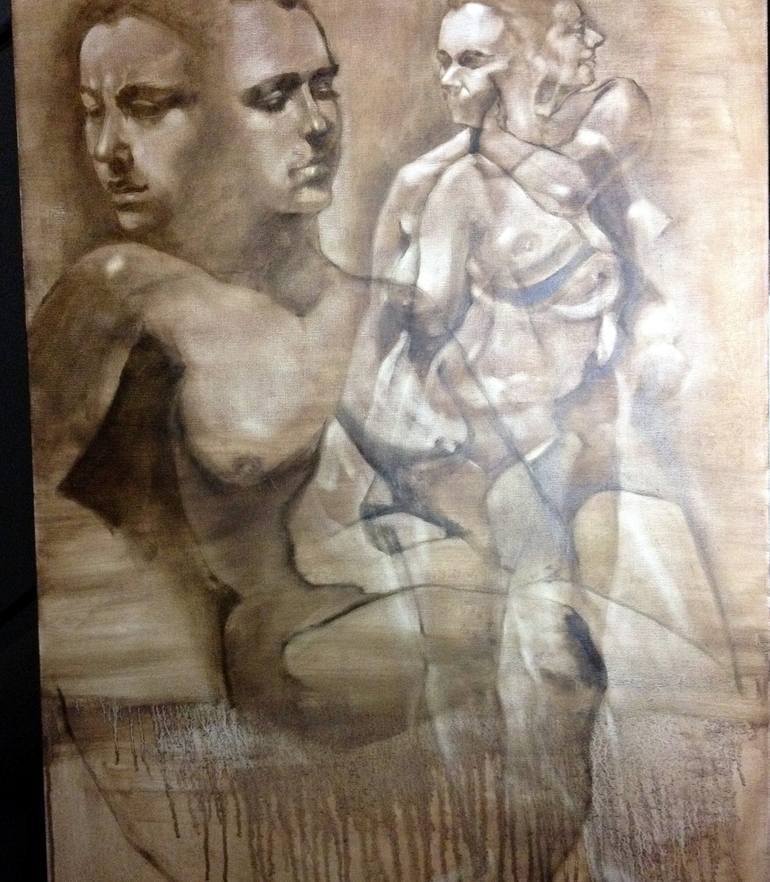 Original Nude Painting by Haelyn Y