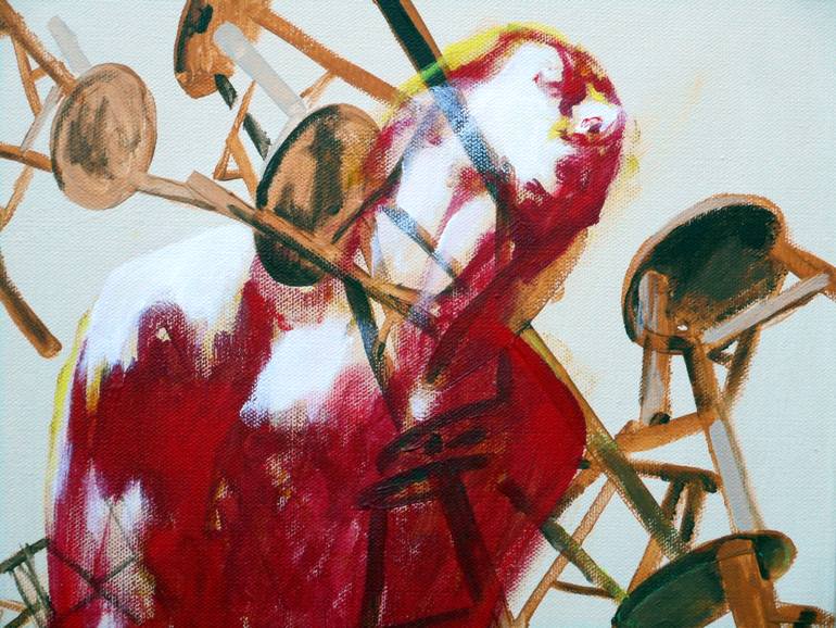 Original Conceptual Nude Painting by Haelyn Y