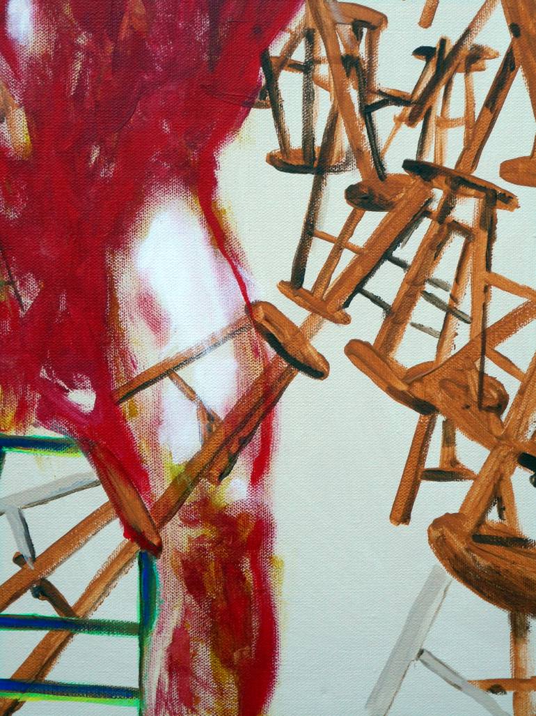 Original Conceptual Nude Painting by Haelyn Y