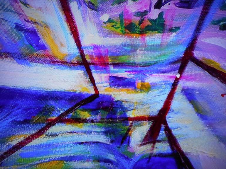 Original Expressionism Abstract Painting by Haelyn Y