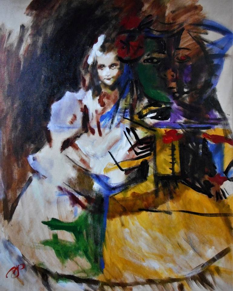 LAD 161218 (after Velázquez, Picasso) Painting by Haelyn Y | Saatchi Art