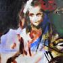 girl, Velasquez, Picasso, portrait, abstract, figurative, painterly, underpainting, study