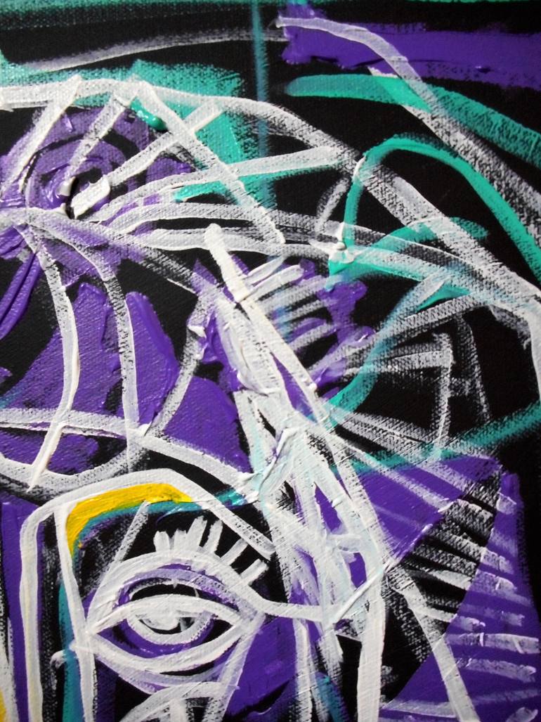 Original Abstract People Painting by Haelyn Y