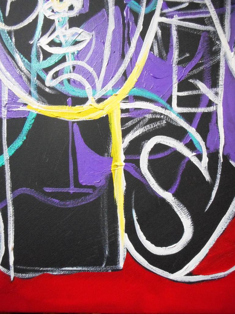 Original Abstract People Painting by Haelyn Y