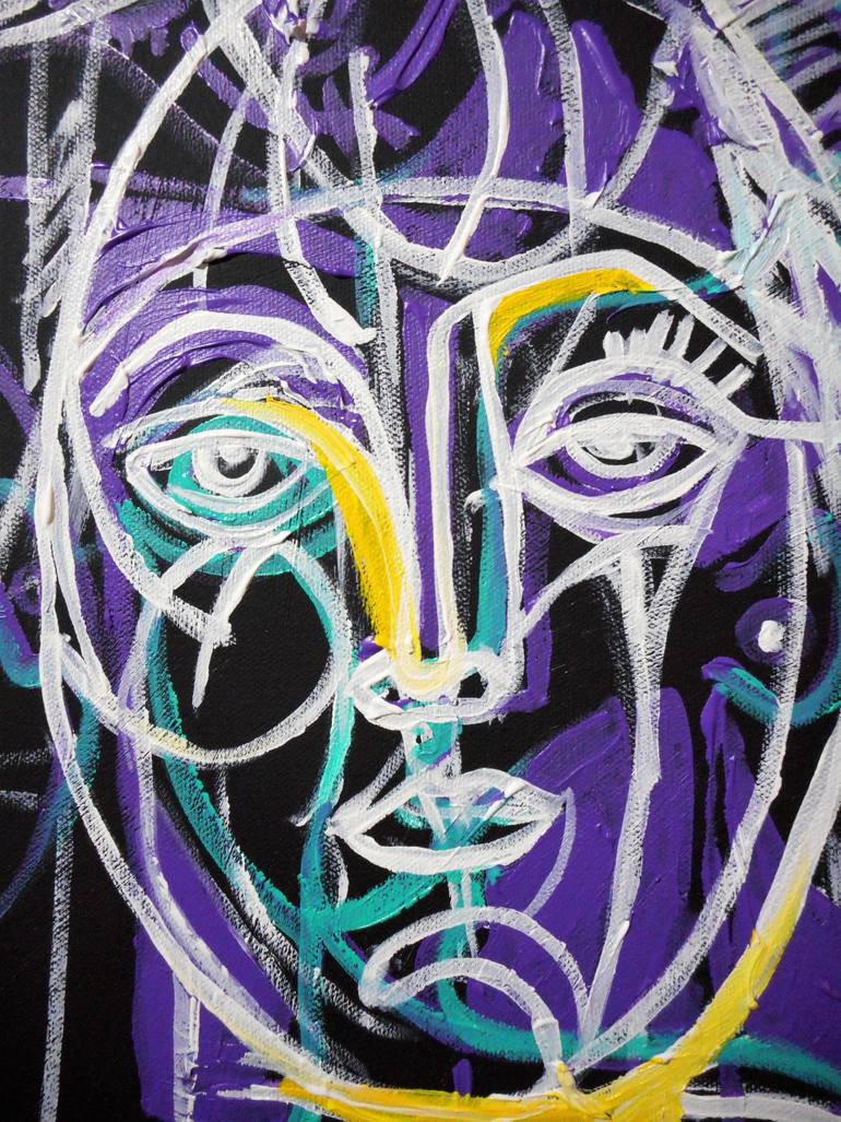 Original Abstract People Painting by Haelyn Y