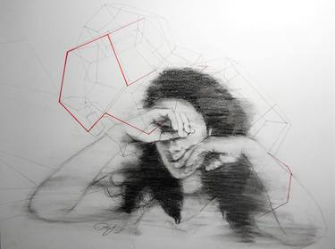 Print of Conceptual Portrait Drawings by Haelyn Y