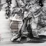dancer, hula, hula dancer, hula dance, hawaii, hawaiian, movement, gestural, figurative, expressionism, charcoal drawing