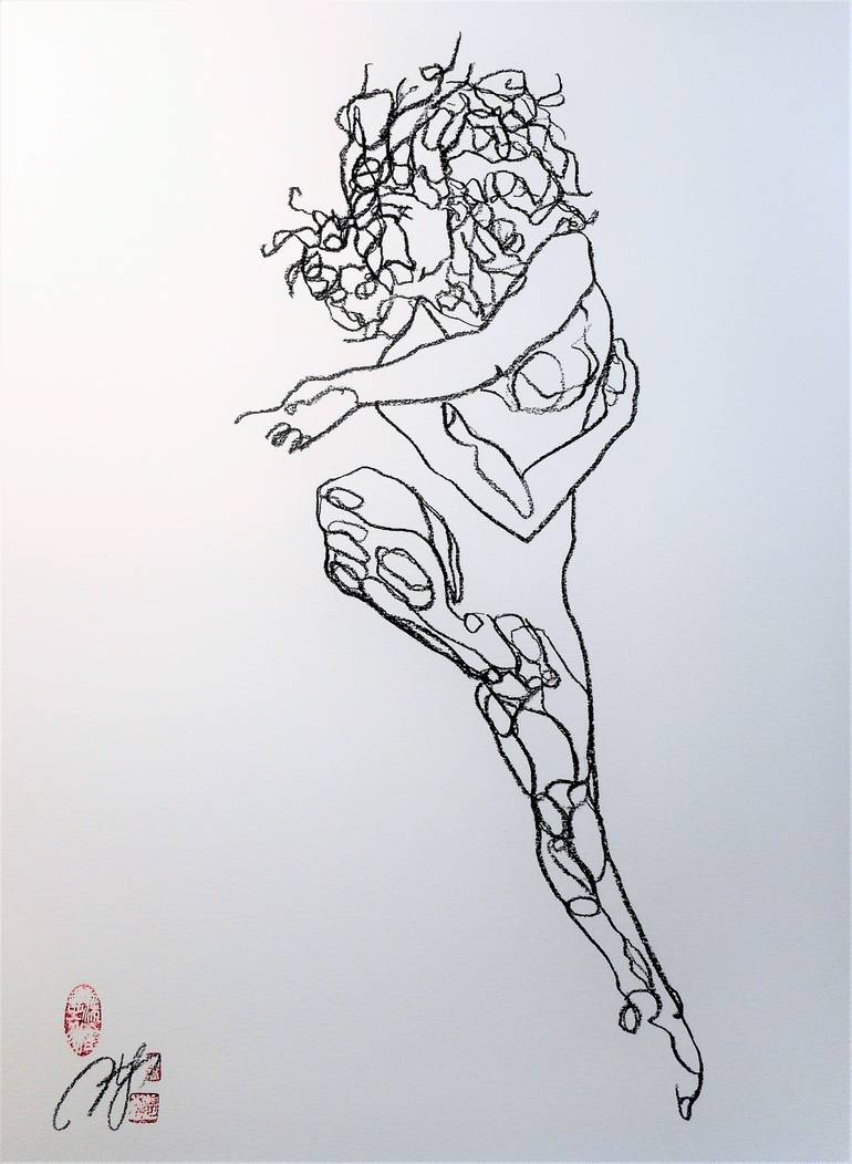 Dancer 69 Drawing by Haelyn Y Saatchi Art