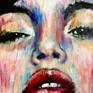 Klimt, Gustav Klimt, Klimt style, Klimt inspired, gold, Judith, colorful, portrait, impressionism
