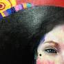 Gustav Klimt , klimt, Klimt style , klimt inspired , colorful, woman, portrait, red, yellow