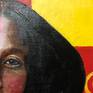 Gustav Klimt , klimt, Klimt style , klimt inspired , colorful, woman, portrait, red, yellow