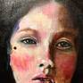 Gustav Klimt , klimt, Klimt style , klimt inspired , colorful, woman, portrait, red, yellow