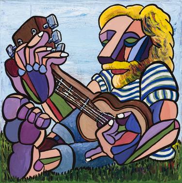 Print of Cubism Music Paintings by Mark Daniel