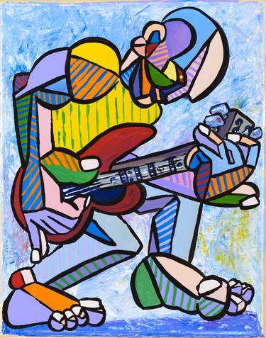 Print of Cubism Music Paintings by Mark Daniel