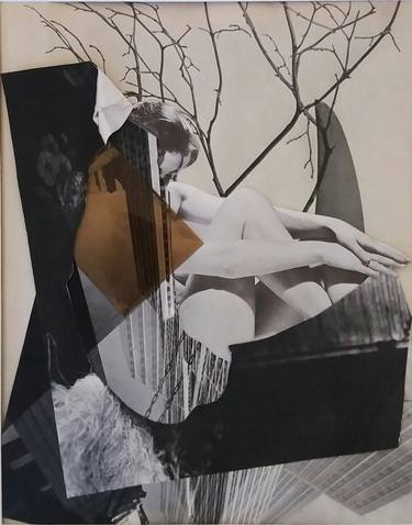 Print of Body Collage by Mireille Es Paechberg