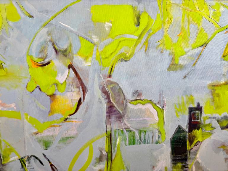 Original Abstract Expressionism Abstract Painting by Mila Mayall